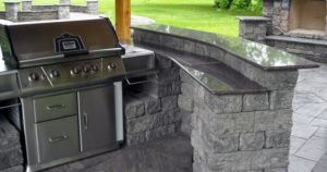 outdoor kitchen